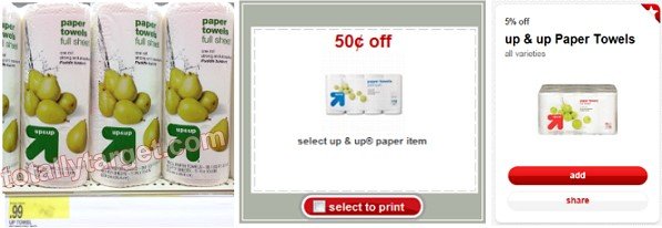 up and up paper towel