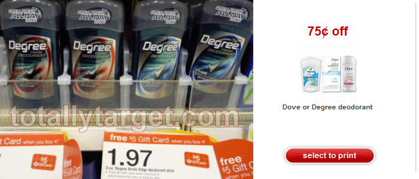 degree deodorant target