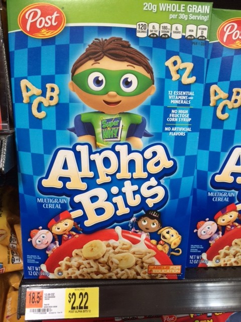 cereal similar to alpha bits