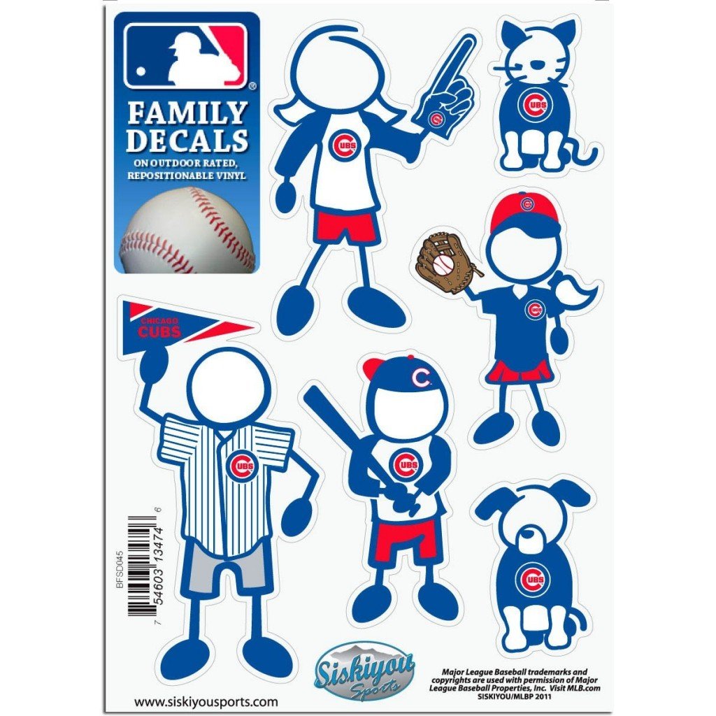 Chicago Cubs Family Decals