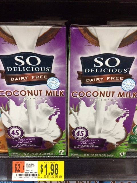 so delicious coconut milk walmart
