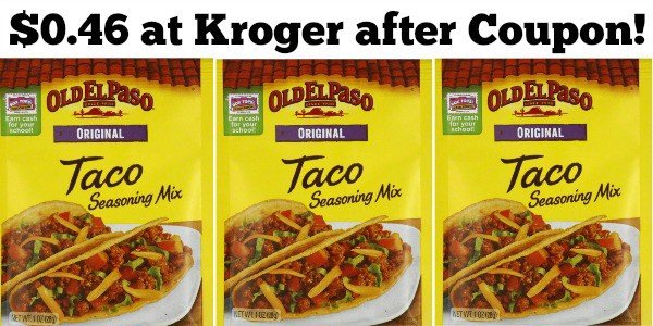 old el paso seasoning kroger