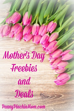 mother's day freebies and deals