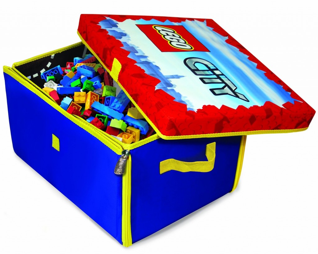 Neat-Oh! LEGO City ZipBin 1000 Brick Medium Toy Box & Playmat