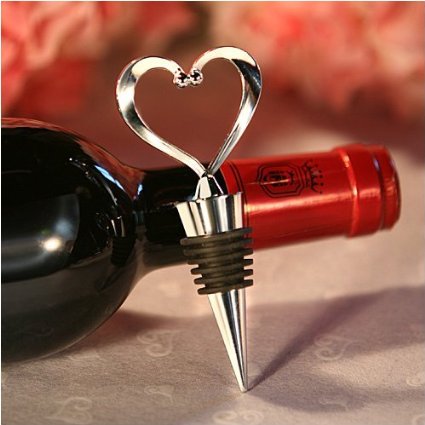 heart shaped bottle stopper