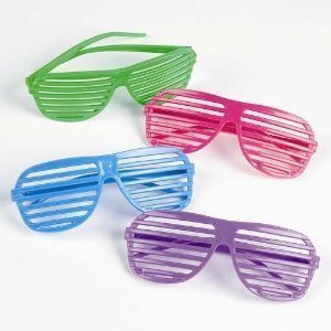 80s shutter shade sunglasses