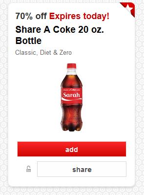 coke target cartwheel offer