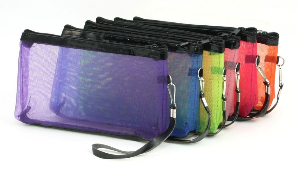 Multi Color Mesh Bags with Zipper