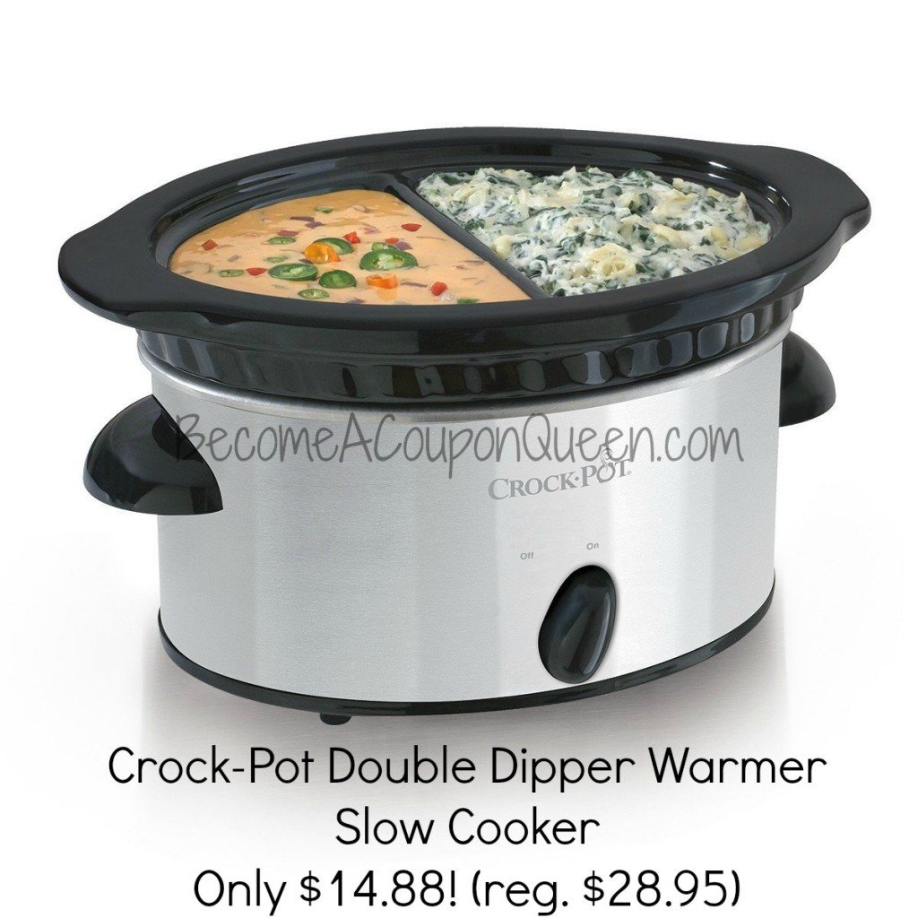 Crock-Pot Double Dipper Warmer Slow Cooker