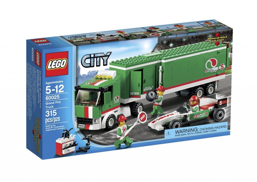 LEGO City Grand Prix Truck Toy Building Set