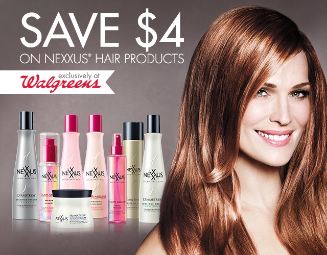 Nexxus hair products coupon walgreens