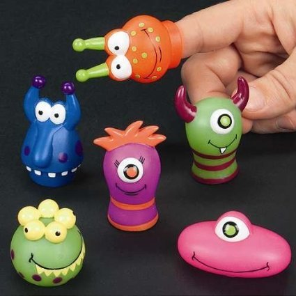 monster finger puppets