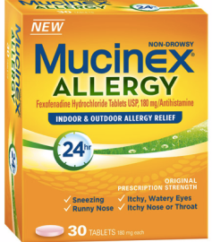 mucinex allergy 30 count