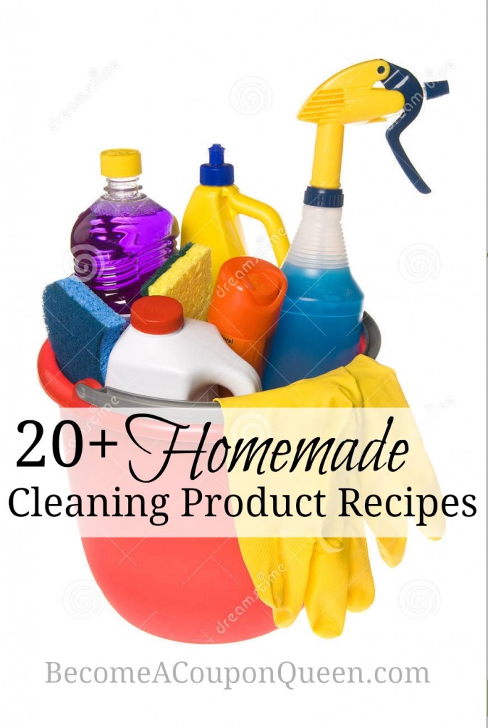 20+ homemade cleaning product recipes