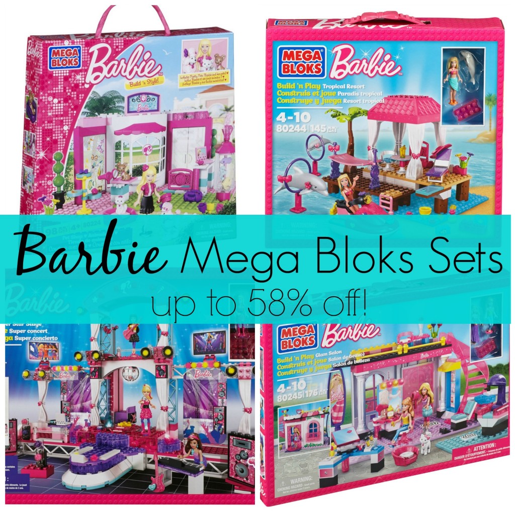 barbie mega bloks sets