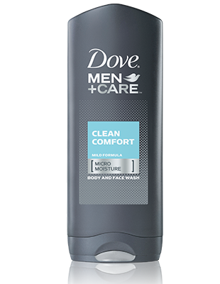 dove men + care body and face wash