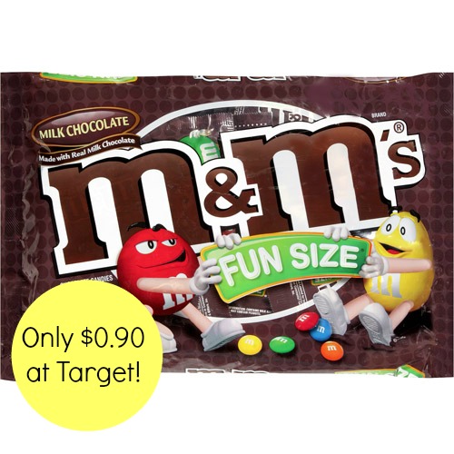 m&m's fun size bag