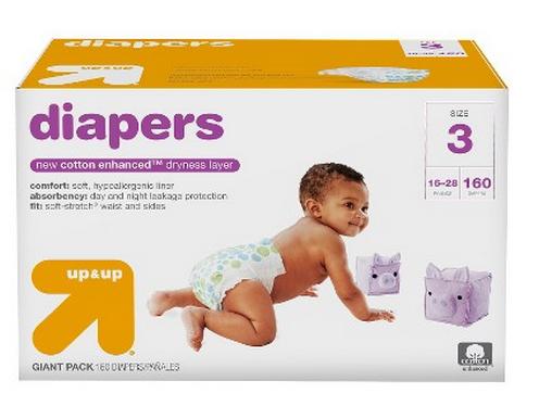 up and up diapers giant pack
