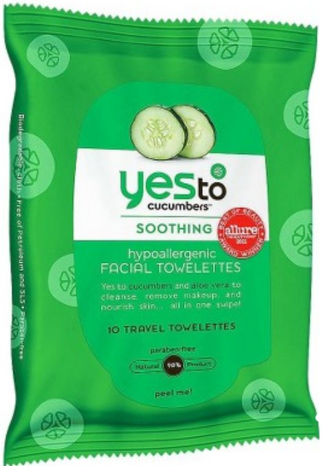 yes to cucumbers wipes