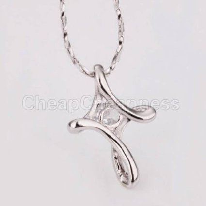 Crystal Infinity Cross Necklace