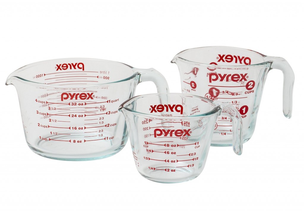 Pyrex 3-Piece Measuring Cup Set 