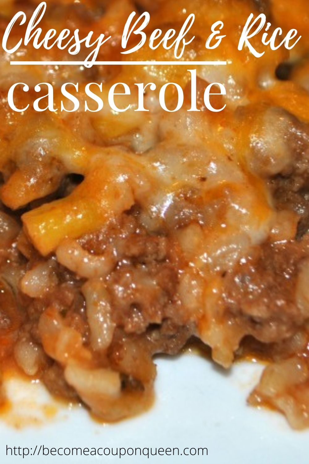 Cheesy Beef & Rice Casserole