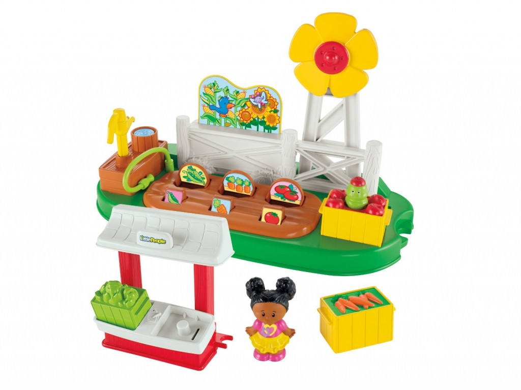 Fisher-Price Little People Growing Garden and Farm Stand Playset