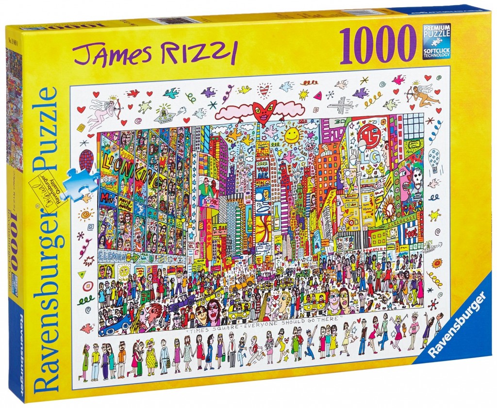 James Rizzi Times Square 1000 Piece Puzzle