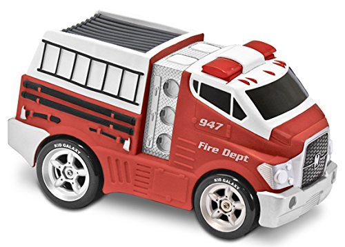 Kid Galaxy Jumbo Soft and Squeezable Light and Sound Fire Truck