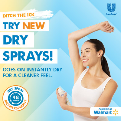 dry spray antiperspirants