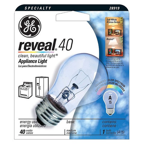 ge reveal appliance light bulb