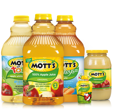 mott's juice and applesauce