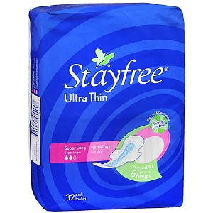 stayfree ultra thin liners 32ct