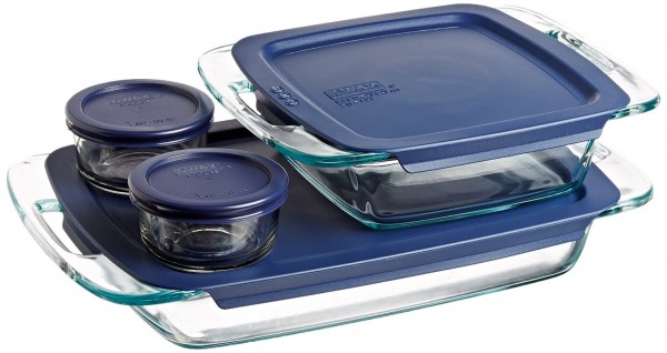 Pyrex Easy Grab 8 piece Bake and Store set