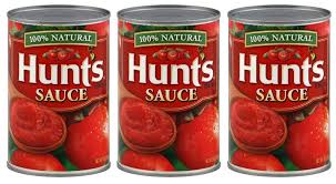 hunt's tomato sauce