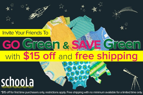 Schoola $15 off + free shipping