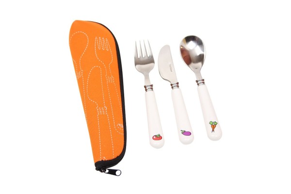 Fresh Baby My Plate Cutlery Set with Travel Case, 3 Count