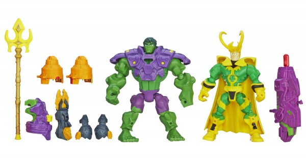 Marvel Super Hero Mashers Hulk vs. Loki Mash Pack