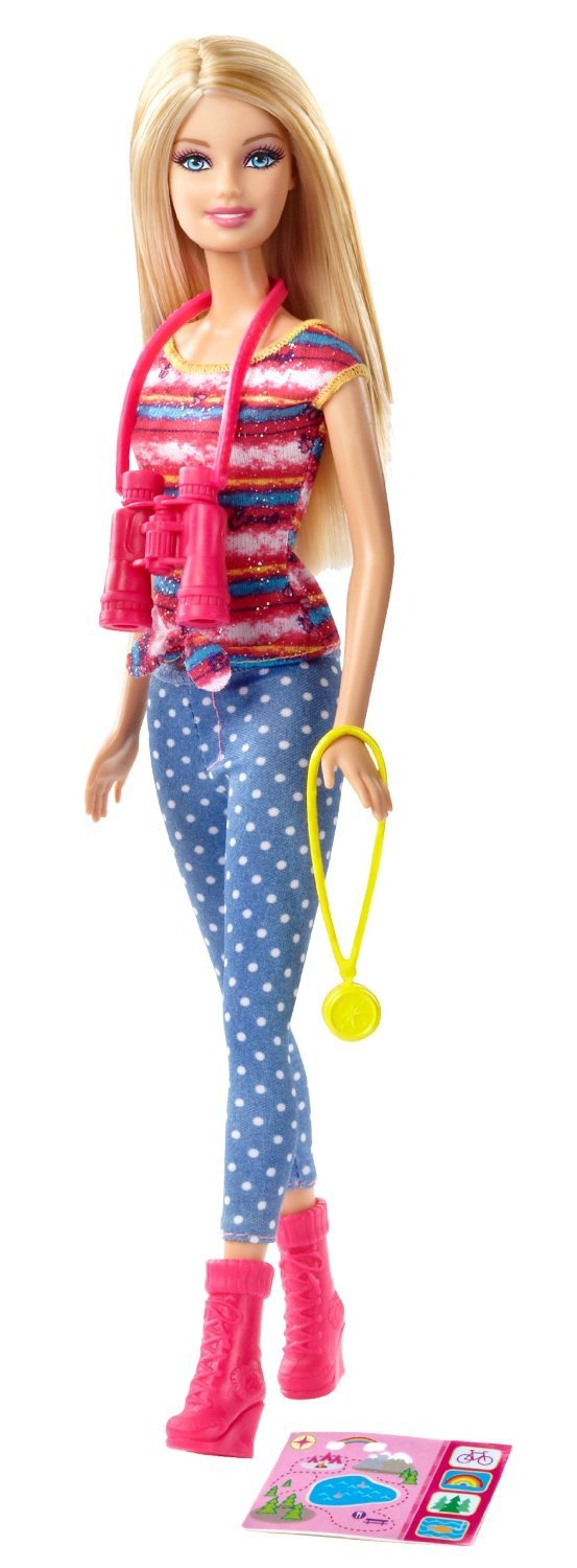 camping barbie doll