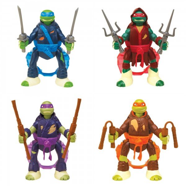 Teenage Mutant Ninja Turtles Throw N Battle Figures