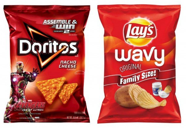 Doritos and Lays Chips