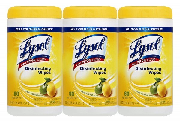 Lysol Disinfecting Wipes, Lemon and Lime Blossom, 240 Count