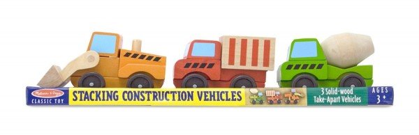 Melissa & Doug Stacking Construction Vehicles