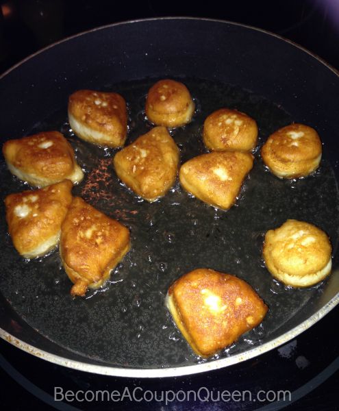 homemade donuts on the stove