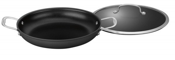 Cuisinart Hard-Anodized 12-Inch Everyday Pan with Glass Cover