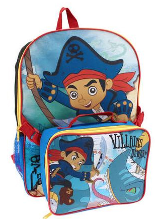 Jake and the Neverland Pirates Backpack and Lunch Box Set