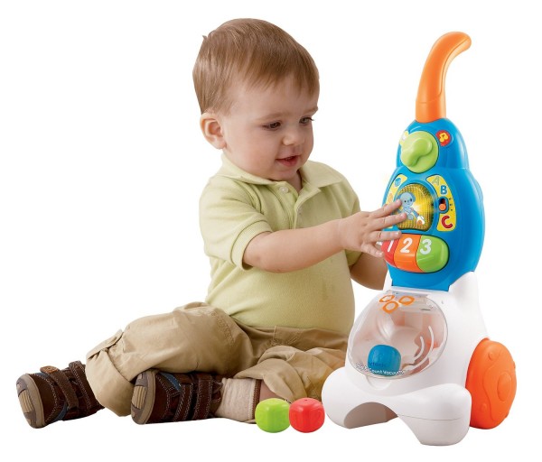 VTech Pop and Count Vacuum Push Toy