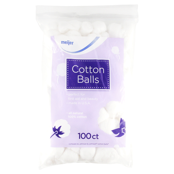 meijer cotton balls