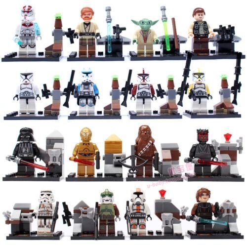 STAR WARS Collection Minifigures Compatible With Lego
