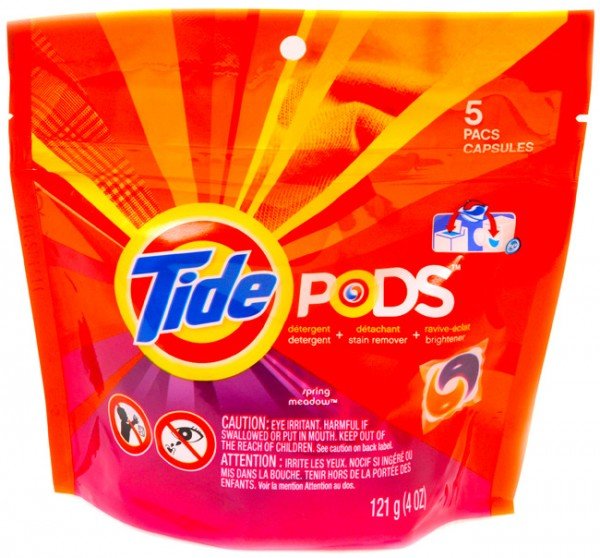 Tide Pods 5-count packs